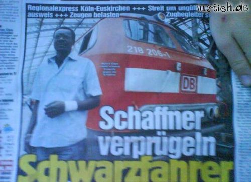 Schwarzer Schwarzfahrer Schwarzer Schwarzfahrer