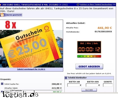 Verwirrte Bieter Verwirrte Bieter