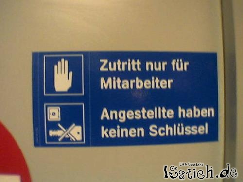 Widersprüche auf dem Schild Widersprüche auf dem Schild