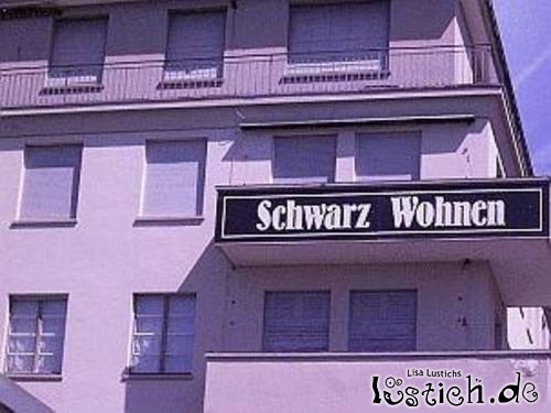Schwarz wohnen Schwarz wohnen