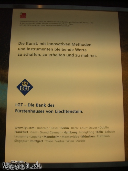 LGT Bank Werbung LGT Bank Werbung