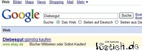 Diebesgut bei Ebay Diebesgut bei Ebay