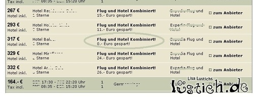 Nichts gespart