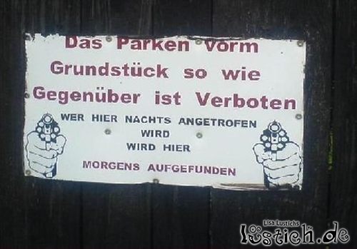 Abschreckendes Schild Abschreckendes Schild