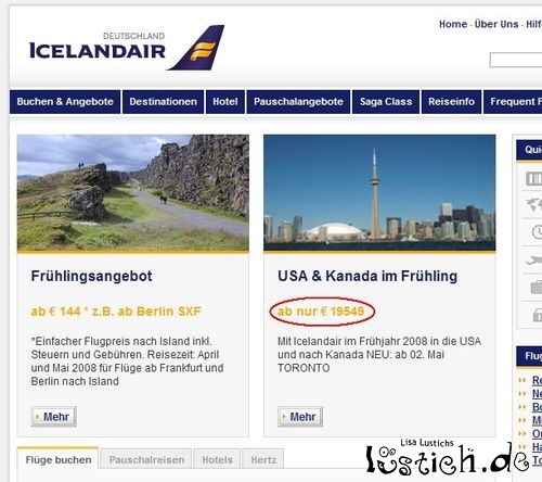 Billig reisen mit IcelandAir Billig reisen mit IcelandAir