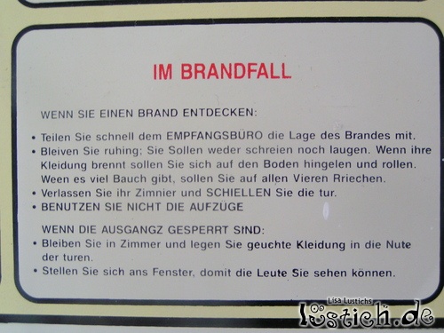 Im Brandfall Im Brandfall