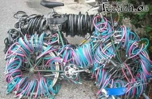 Fahrrad anschließen Fahrrad anschließen