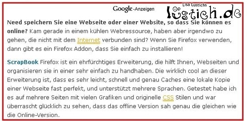 Sehr verständlich Sehr verständlich