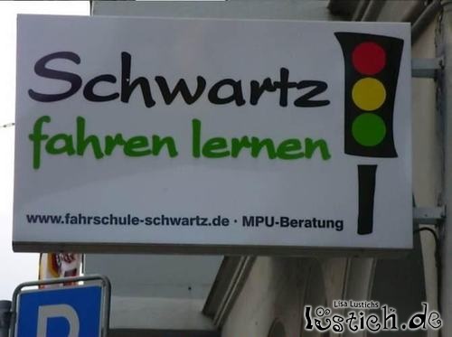 Schwarz fahren lernen Schwarz fahren lernen
