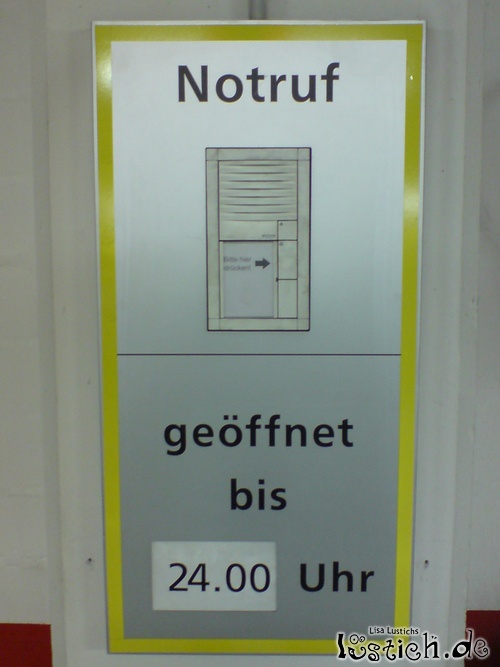 Notruföffnungszeiten Notruföffnungszeiten