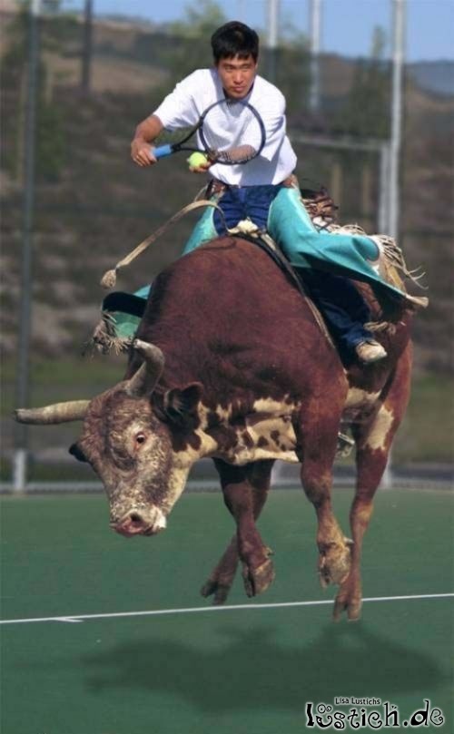 Tennisrodeo - neue Sportart Tennisrodeo - neue Sportart