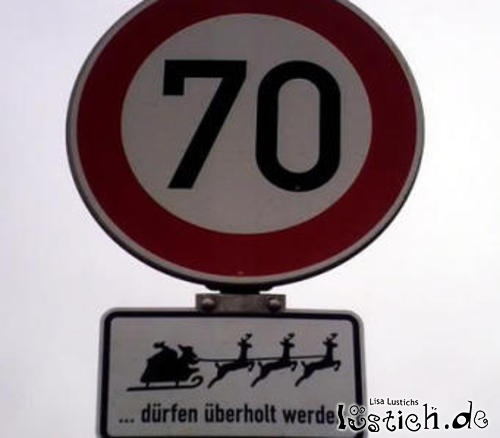 Weihnachtsmann überholen Weihnachtsmann überholen
