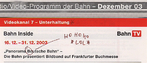 Beutsche Bahn