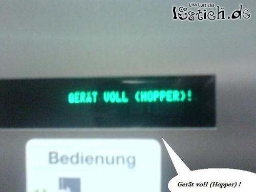 Leergut-Automat voll Leergut-Automat voll