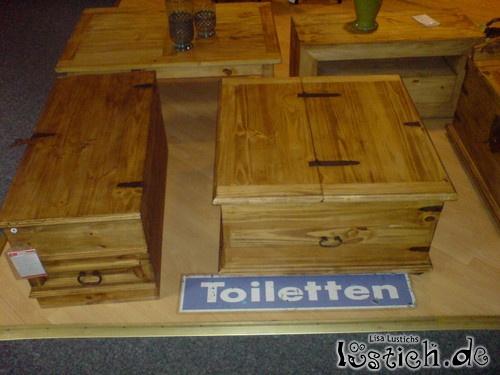 Toiletten im Möbelhaus Toiletten im Möbelhaus