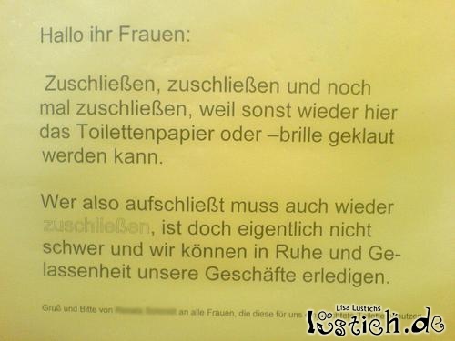 Toilettenbrillen-Diebe Toilettenbrillen-Diebe