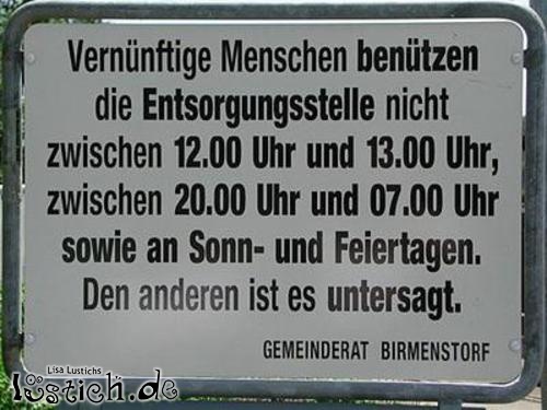 Die Entsorgungsstelle Die Entsorgungsstelle