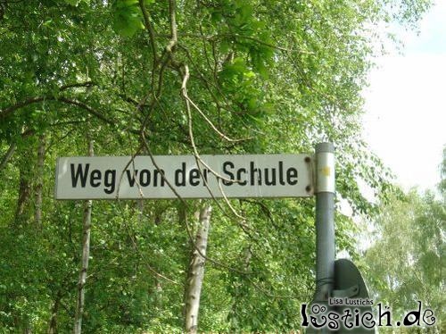 Weg von der Schule Weg von der Schule