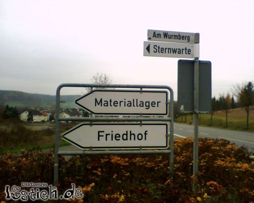 Materiallager im Friedhof Materiallager im Friedhof