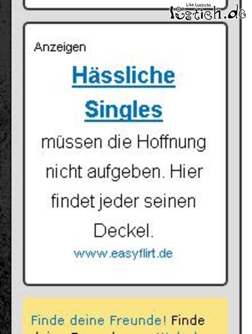 H&auml;ssliche Singles