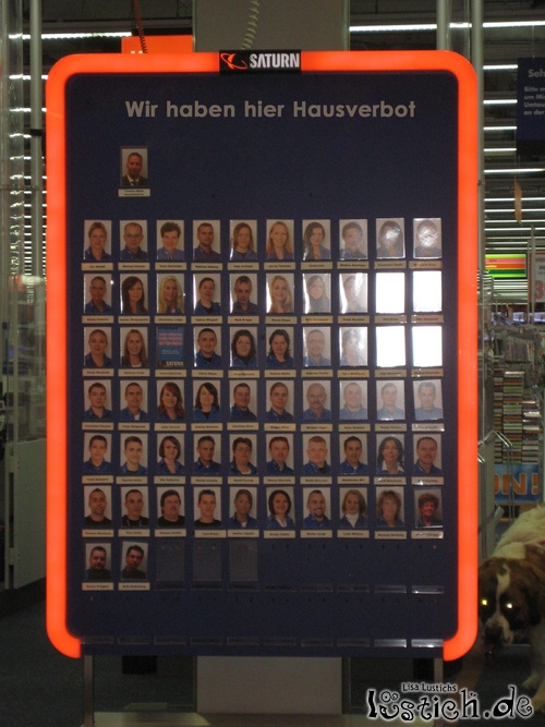 Saturn Hausverbot