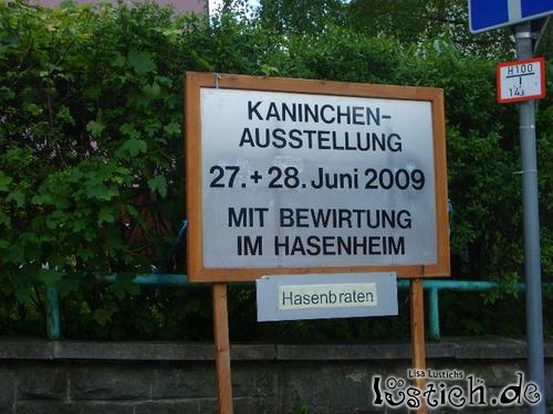 Kaninchen-Ausstellung mit Bewirtung Kaninchen-Ausstellung mit Bewirtung