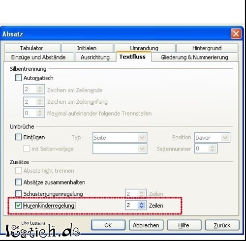 Eine interessante Regelung Eine interessante Regelung