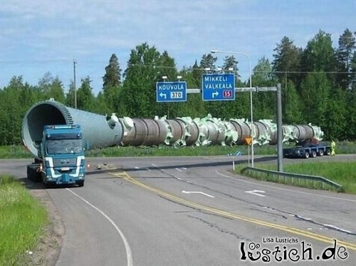 Schwerer Transport