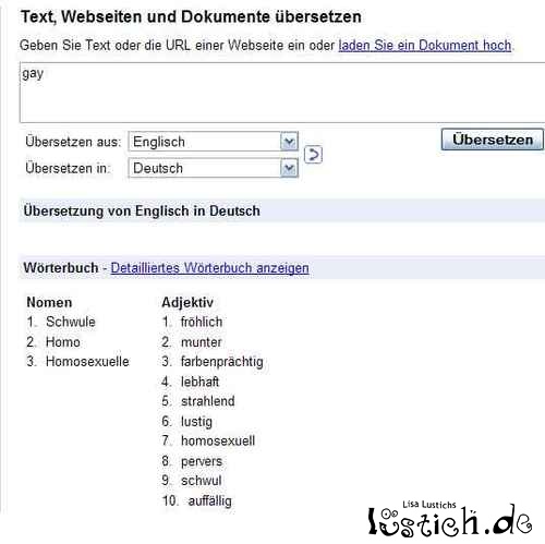 Google&uuml;bersetzer
