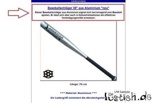 Baseballschläger Baseballschläger