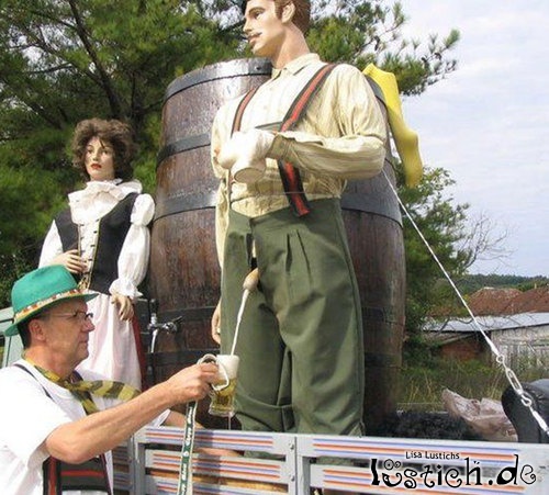 Bier zapfen
