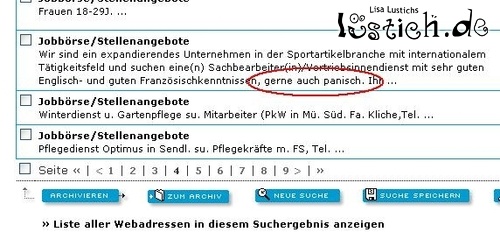 Job für panische Menschen Job für panische Menschen