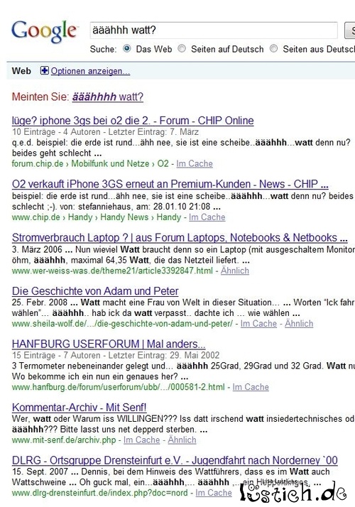 Typisch Google