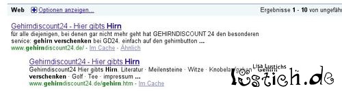 Gehirn zu verschenken