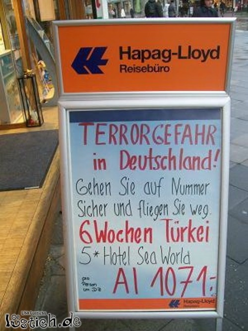 Terrorgefahr in Deutschland Terrorgefahr in Deutschland