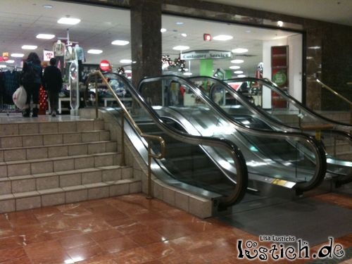 Überflüssige Rolltreppe Überflüssige Rolltreppe