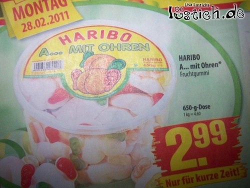 Haribo A... mit Ohren Haribo A... mit Ohren