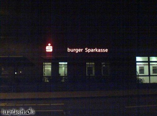 Burger Sparkasse Burger Sparkasse