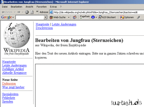 Jungfrau bearbeiten Jungfrau bearbeiten