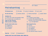 Heiratsantrag