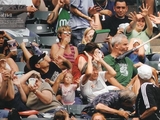 Baseballschl&auml;ger in Anflug