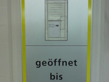 Notruf&ouml;ffnungszeiten