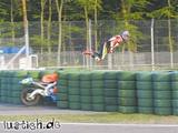 Biker-Abflug