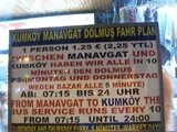 T&uuml;rkisches Dolmus Schild
