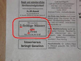 5 M&auml;nner oder eine Frau