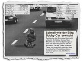 Bobby-Car ist das beste Fahrzeug