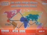 Wie viele Wege f&uuml;hren von Wien nach Rom?