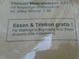 Gratis Essen und Trinken