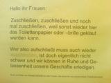 Toilettenbrillen-Diebe