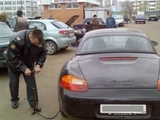 Luftpumpen auf Russisch